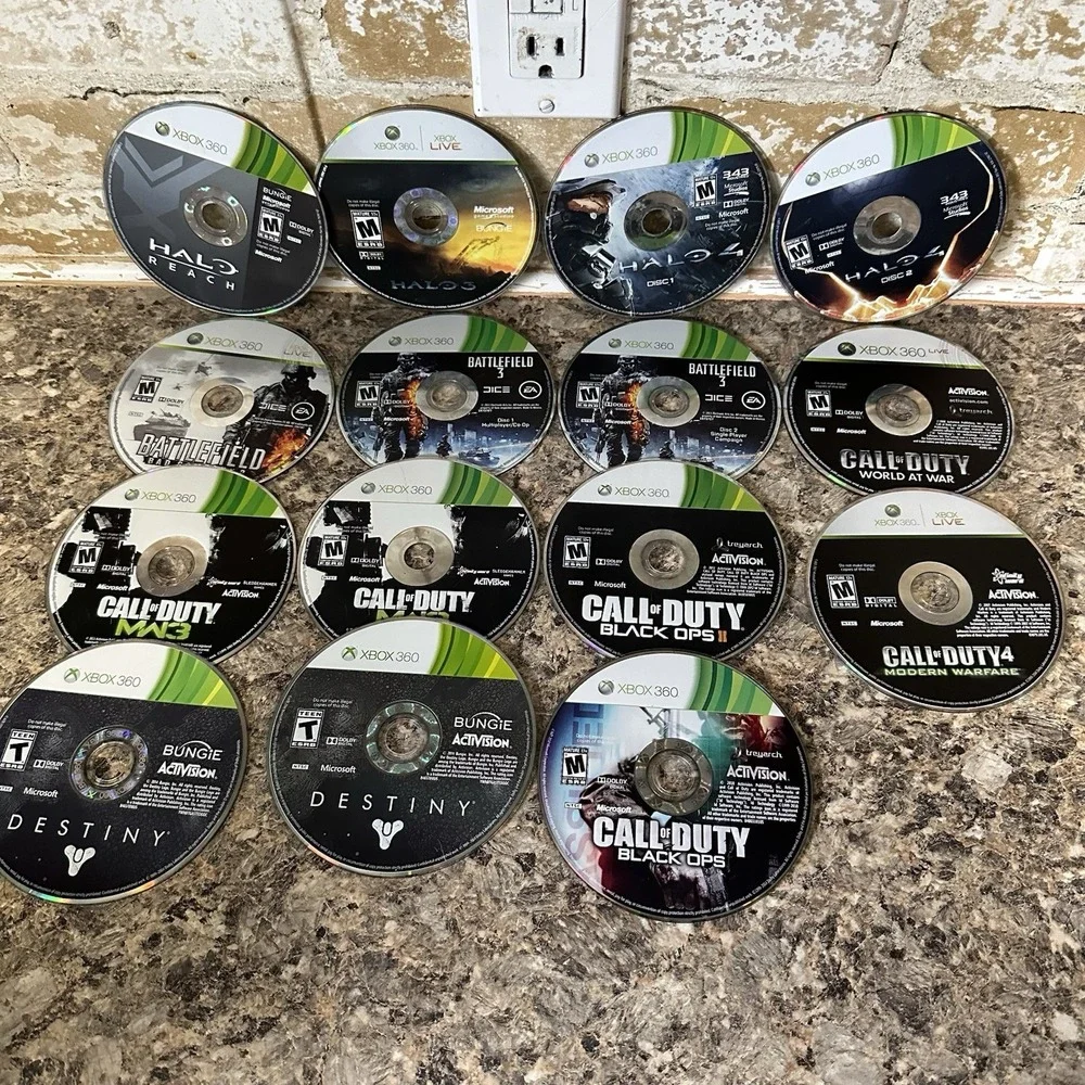 Xbox 360 Lot Of 15 Shooter Games Halo Call Of Duty Destiny Reach 4 Bad Company